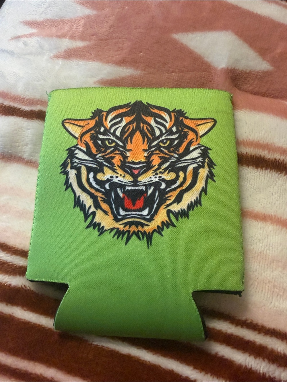 - - 1 Green Tiger Aviator Nation KOOZIE ~ Swag - - THE BEST!